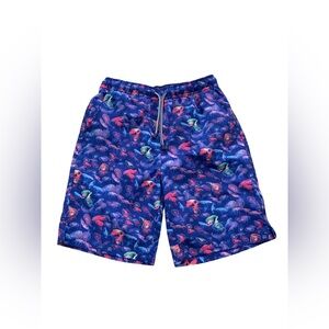 Peter Millar Men’s Size Small Moon Jellies Colorful Neon Jellyfish Swim Trunks